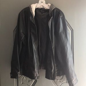 Faux Leather Jacket